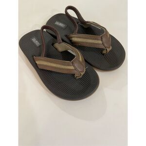 West Harris Little Boys 11 Lil Cove Brown‎ Slip On Shoes A41